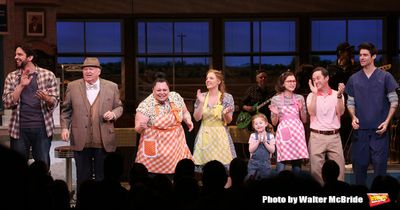 Nick Cordero, Dakin Matthews, Keala Settle, Jessie Mueller, Claire Keane, Kimiko Glen Photo
