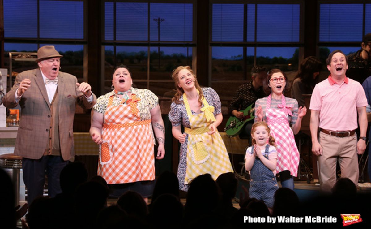 Dakin Matthews, Keala Settle, Jessie Mueller, Claire Keane, Kimiko Glenn and  Christopher Fitzgerald  at 