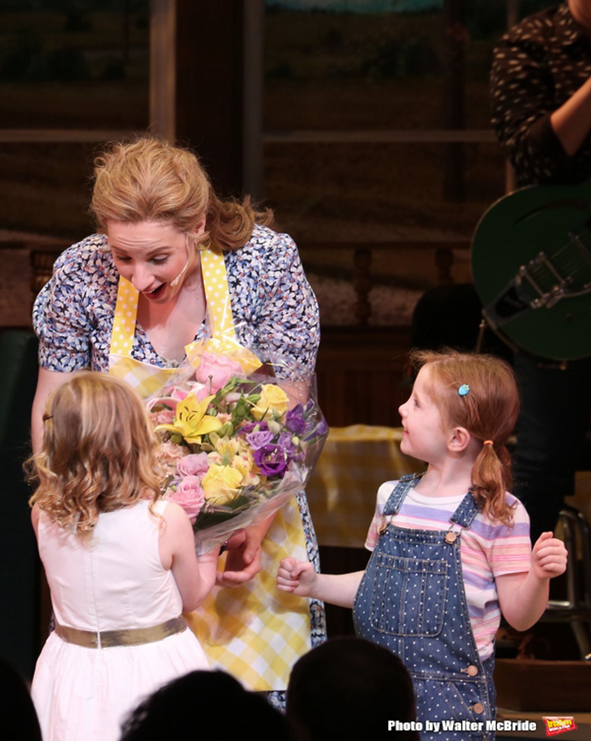 Jessie Mueller, McKenna Keane and Claire Keane  at 