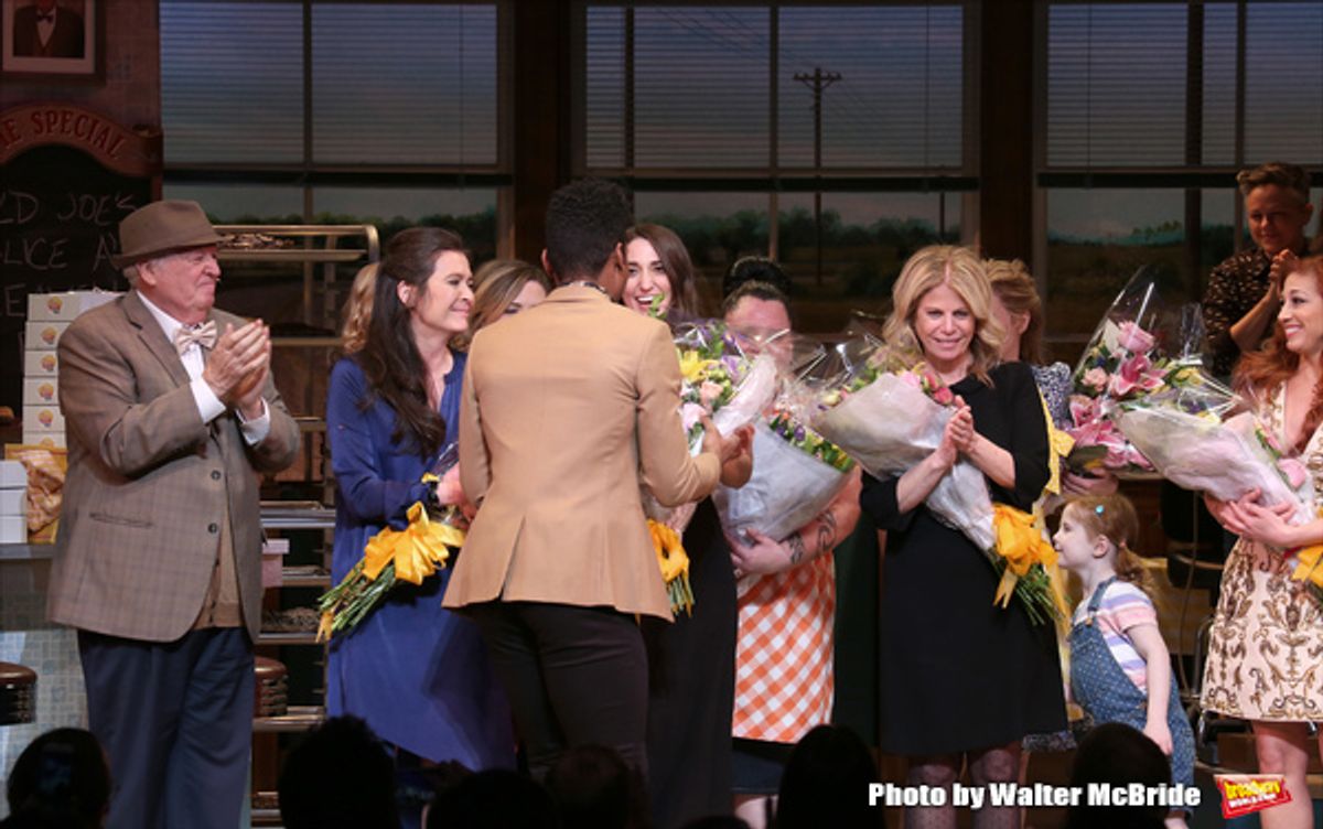 Dakin Matthews, Diane Paulus, Keala Settle, Sara Bareilles, Jessie Nelson, Jessie Mueller and Lorin Latarro  at 