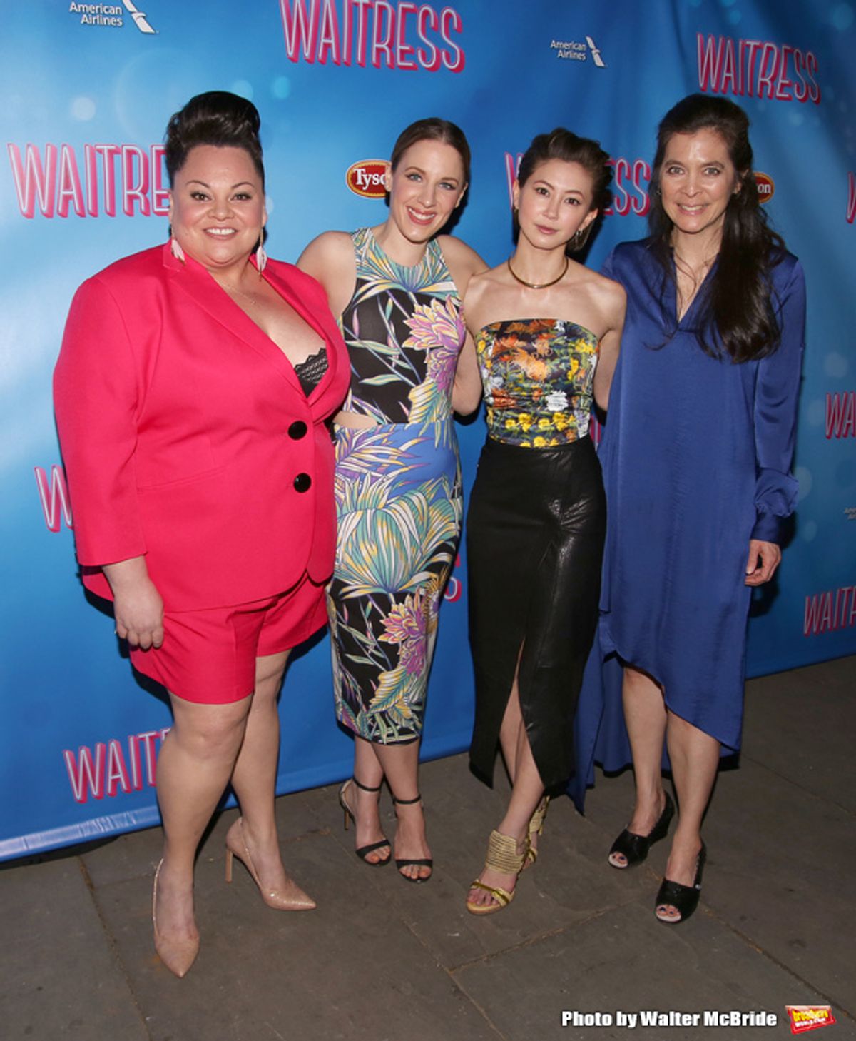 Keala Settle, Jessie Mueller, Kimiko Glenn and Diane Paulus  at 