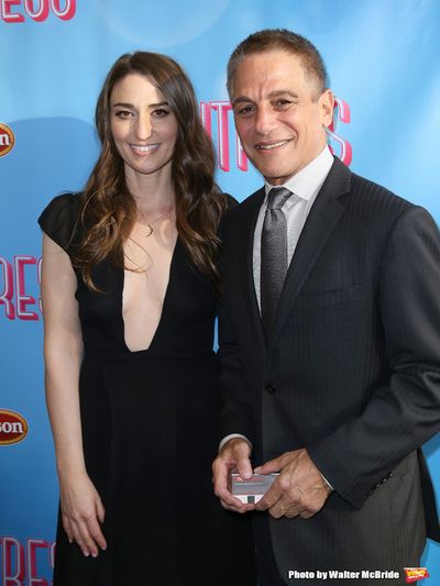 Sara Bareilles and Tony Danza  Photo
