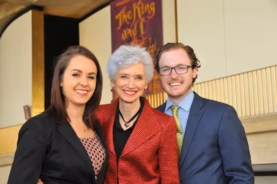 Leah Diaz, Lisa Carling and Phillip Dallmann Photo