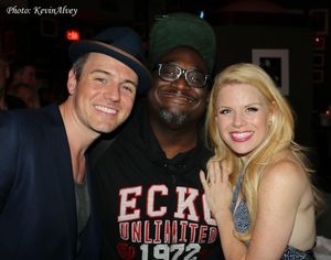 Brian Gallagher, Chris Loftlin and Megan Hilty @ BroadwayWorld Brian Gallagher, Chris Loftlin and Megan Hilty Photo