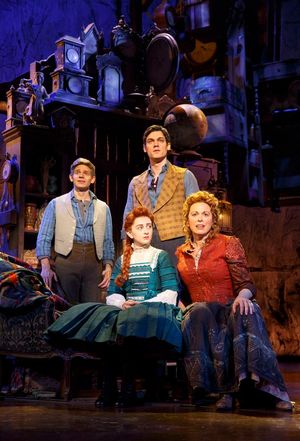 Andrew Keenan-Bolger, Sarah Charles Lewis, Robert Lenzi and Carolee Carmello Photo