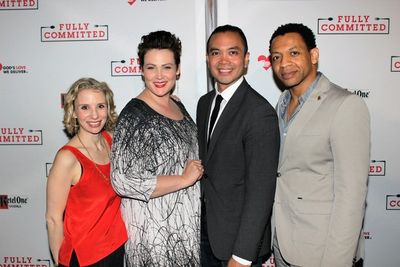 Sarah Saltzberg, Lisa Howard, Jose Llana and Derrick Baskin Photo