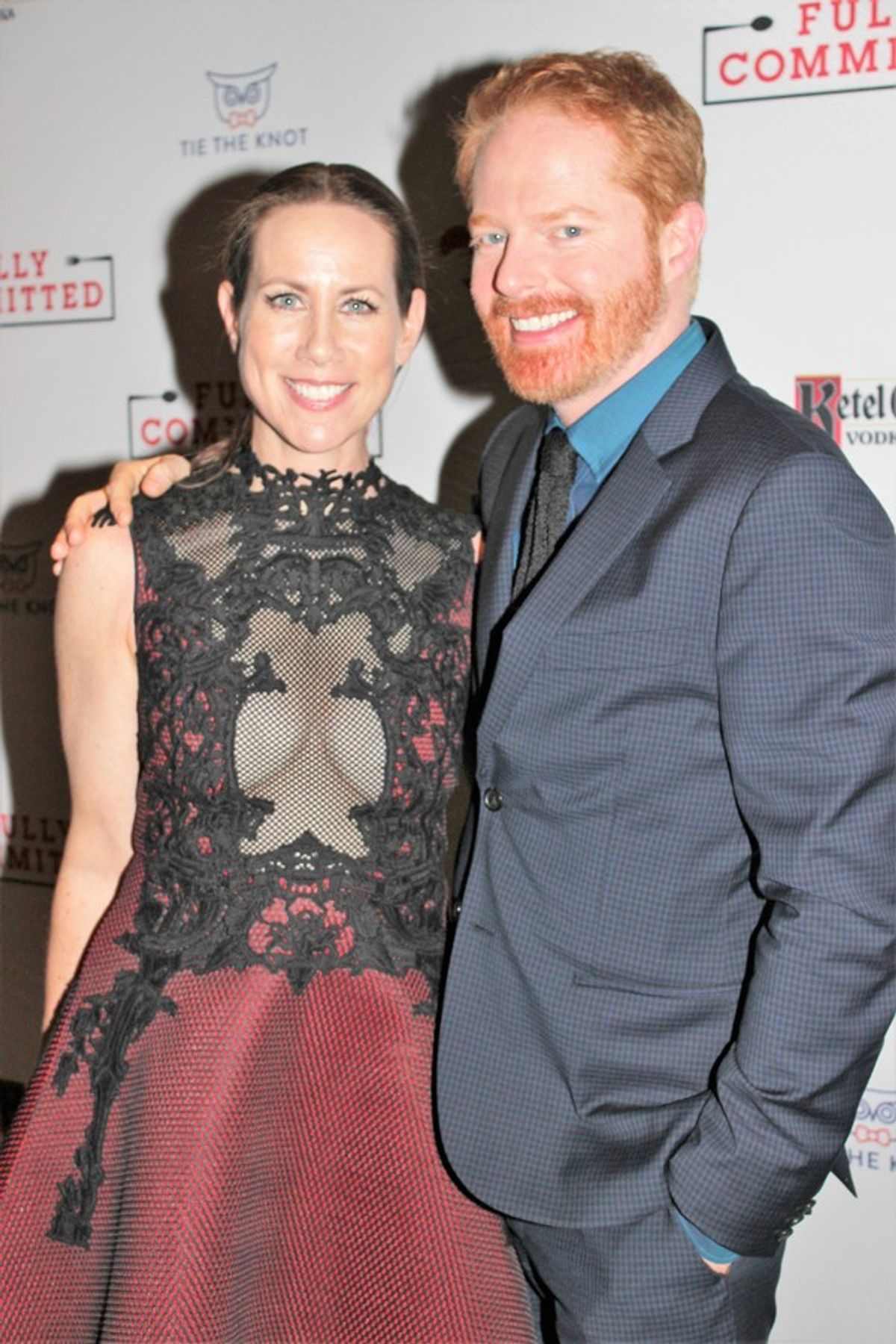 Miriam Shor and Jesse Tyler Ferguson at 