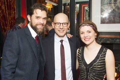 Chris Peluso, Daniel Evans and Gina Beck Photo