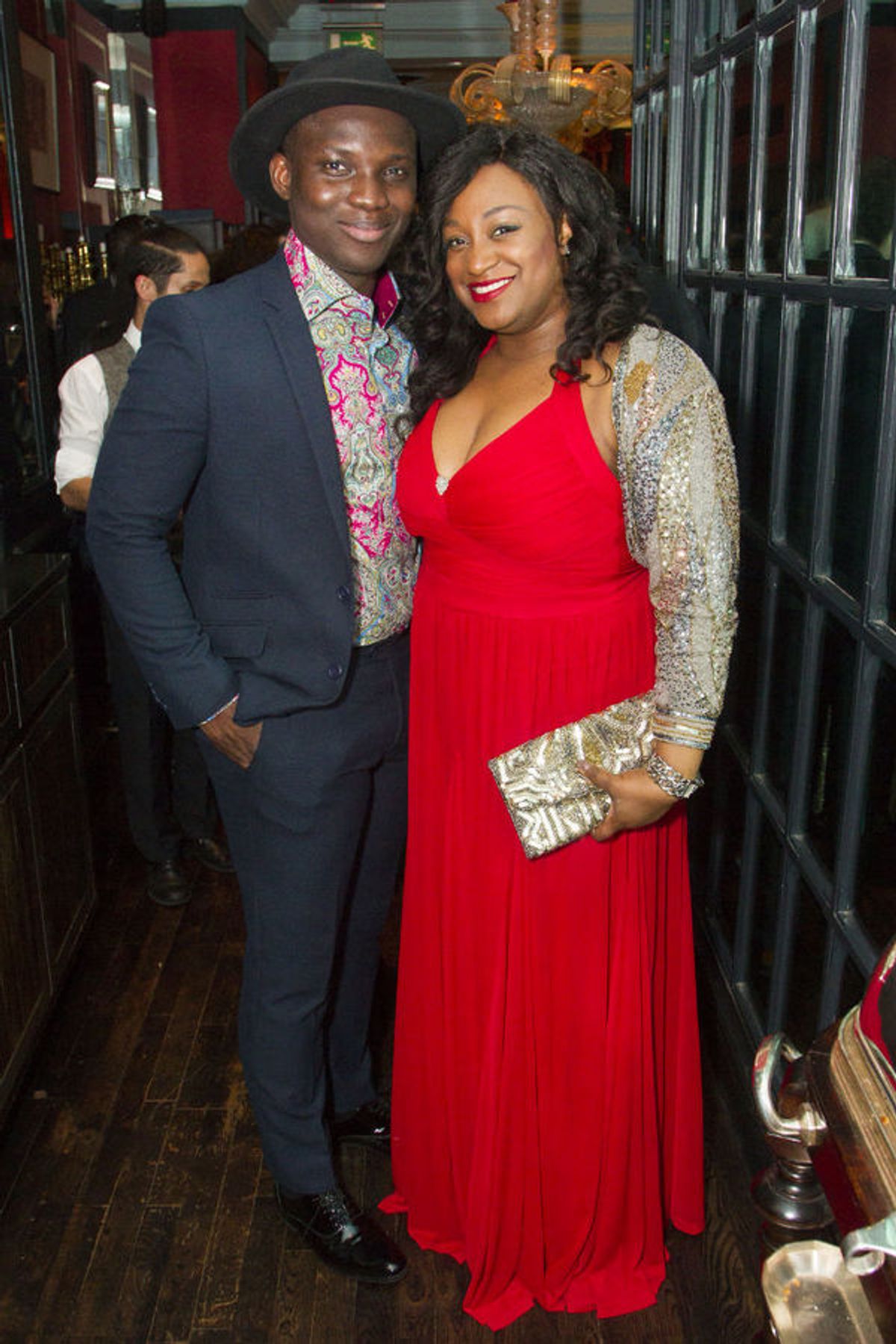 Emmanuel Kojo and Sandra Marvin at 