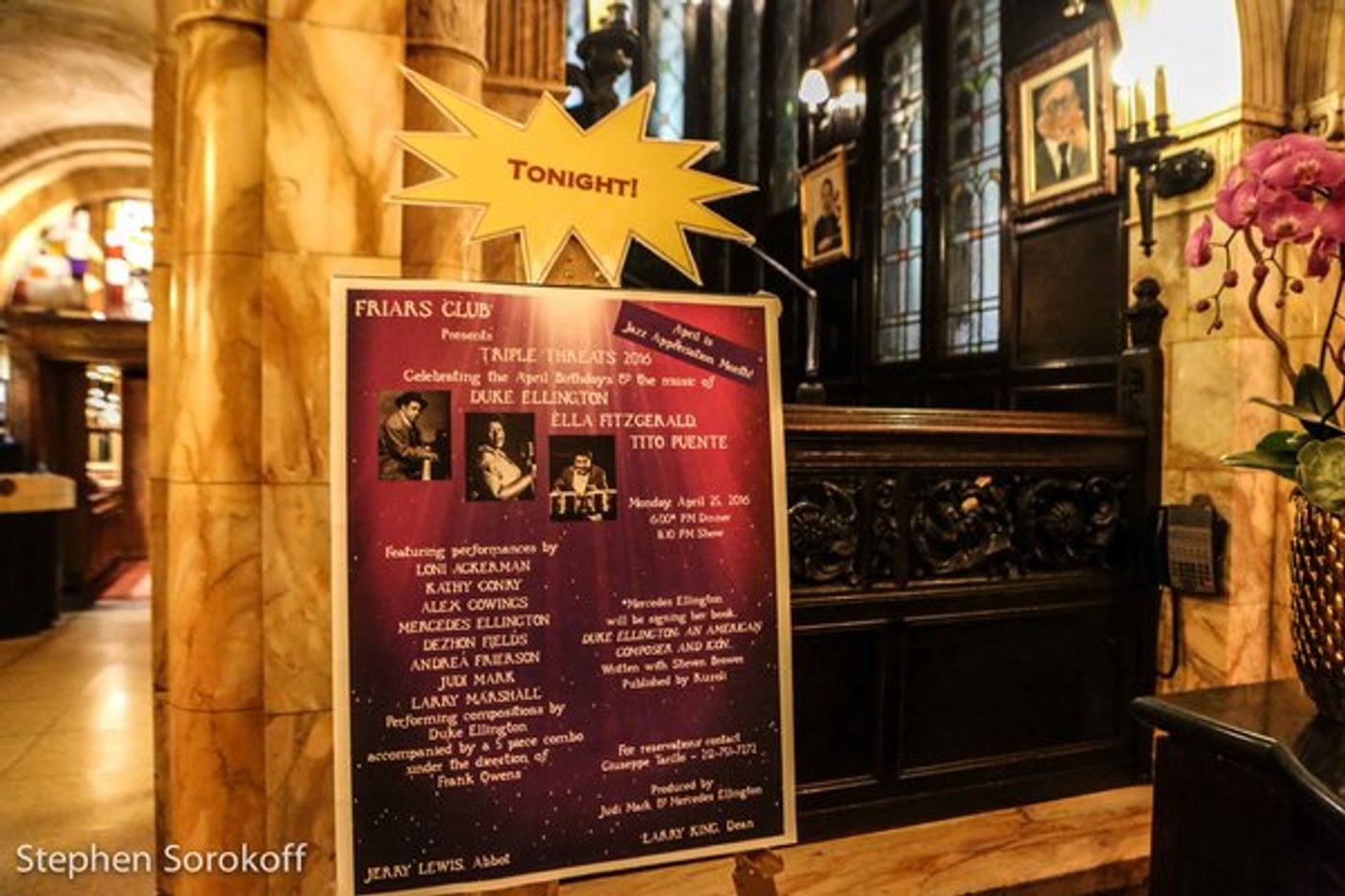 Photo Coverage: Friars Club Celebrates The April Birthdays of Duke Ellington, Ella Fitzgerald and Tito Puente  Image