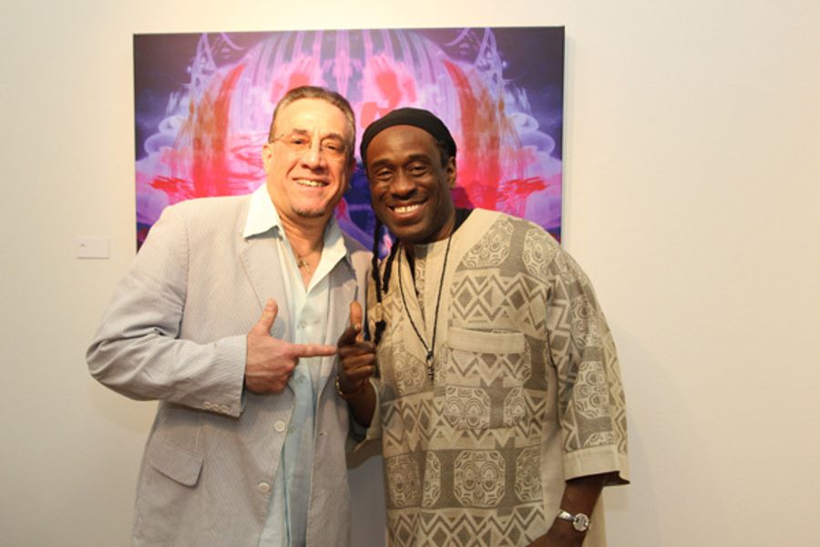 Photo Flash: Grammy Winner Will Calhoun Performs at Opening Reception for Solo Exhibit at Casita Maria Gallery Image