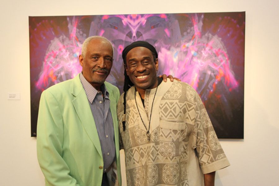 Photo Flash: Grammy Winner Will Calhoun Performs at Opening Reception for Solo Exhibit at Casita Maria Gallery Image