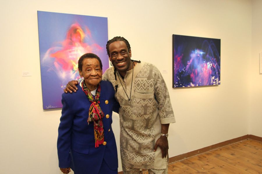 Photo Flash: Grammy Winner Will Calhoun Performs at Opening Reception for Solo Exhibit at Casita Maria Gallery Image