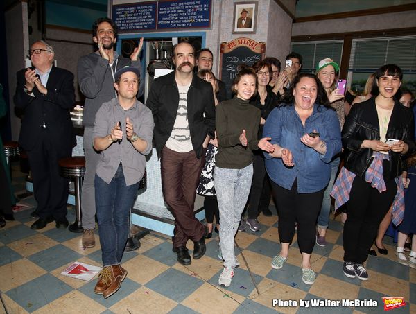 Dakin Matthews, Nick Cordero, Christopher Fitzgerald, Eric Anderson, Kimiko Glenn, Ke Photo