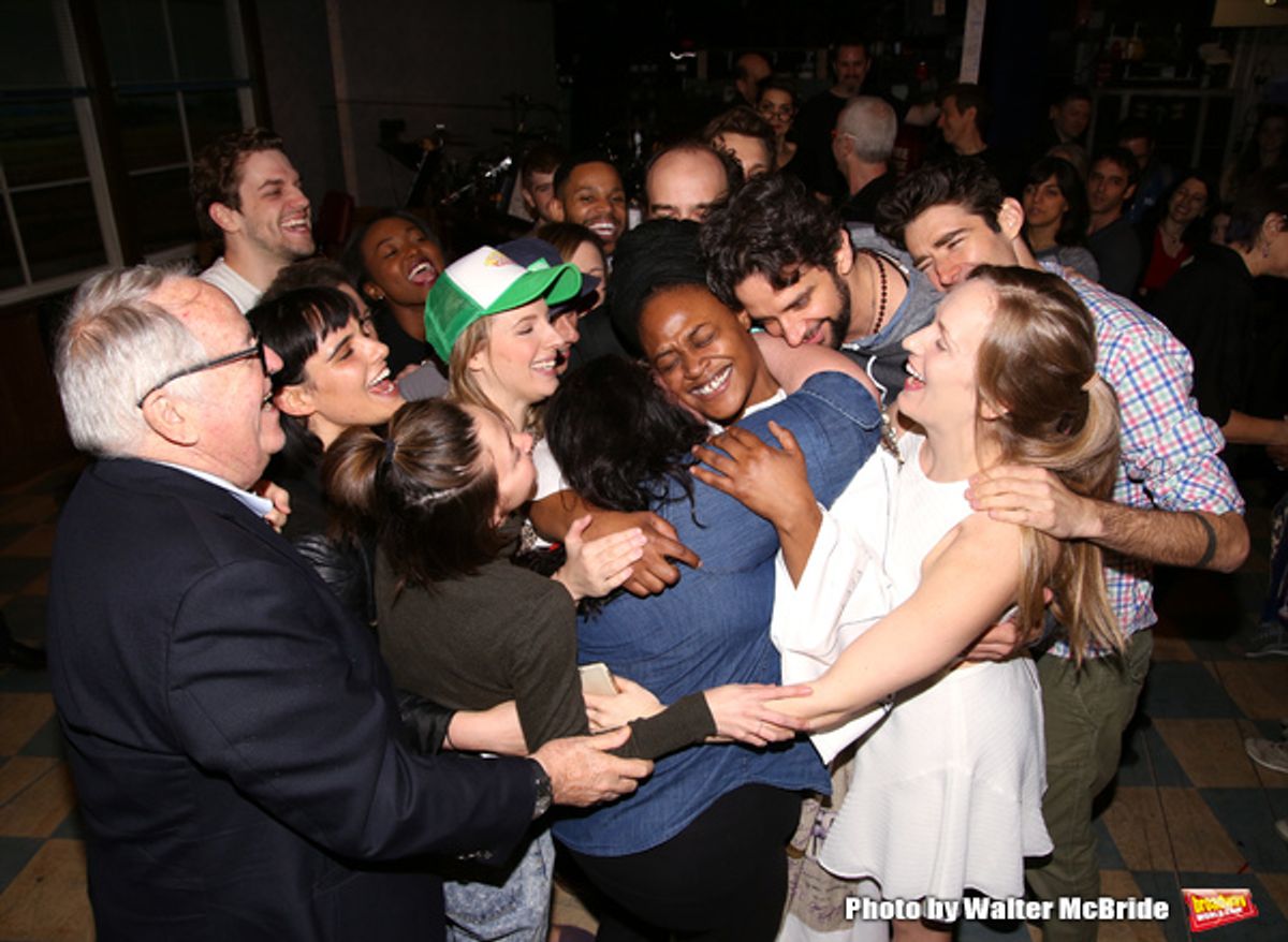 Sara Bareilles, Jessie Mueller and Diane Paulus  at 