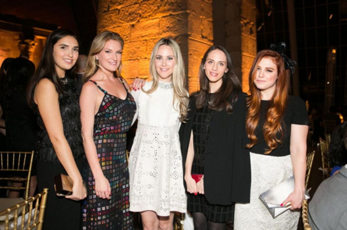 Lauren Taylor, Sarah Arison, Elizabeth Kurpis, Dalia Oberlander, Fischer Cherry at 