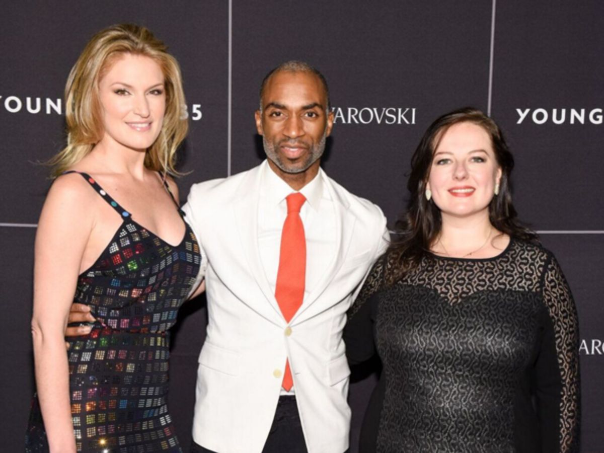 Sarah Arison, Desmond Richardson, Zuzanna Szadkowsk at 