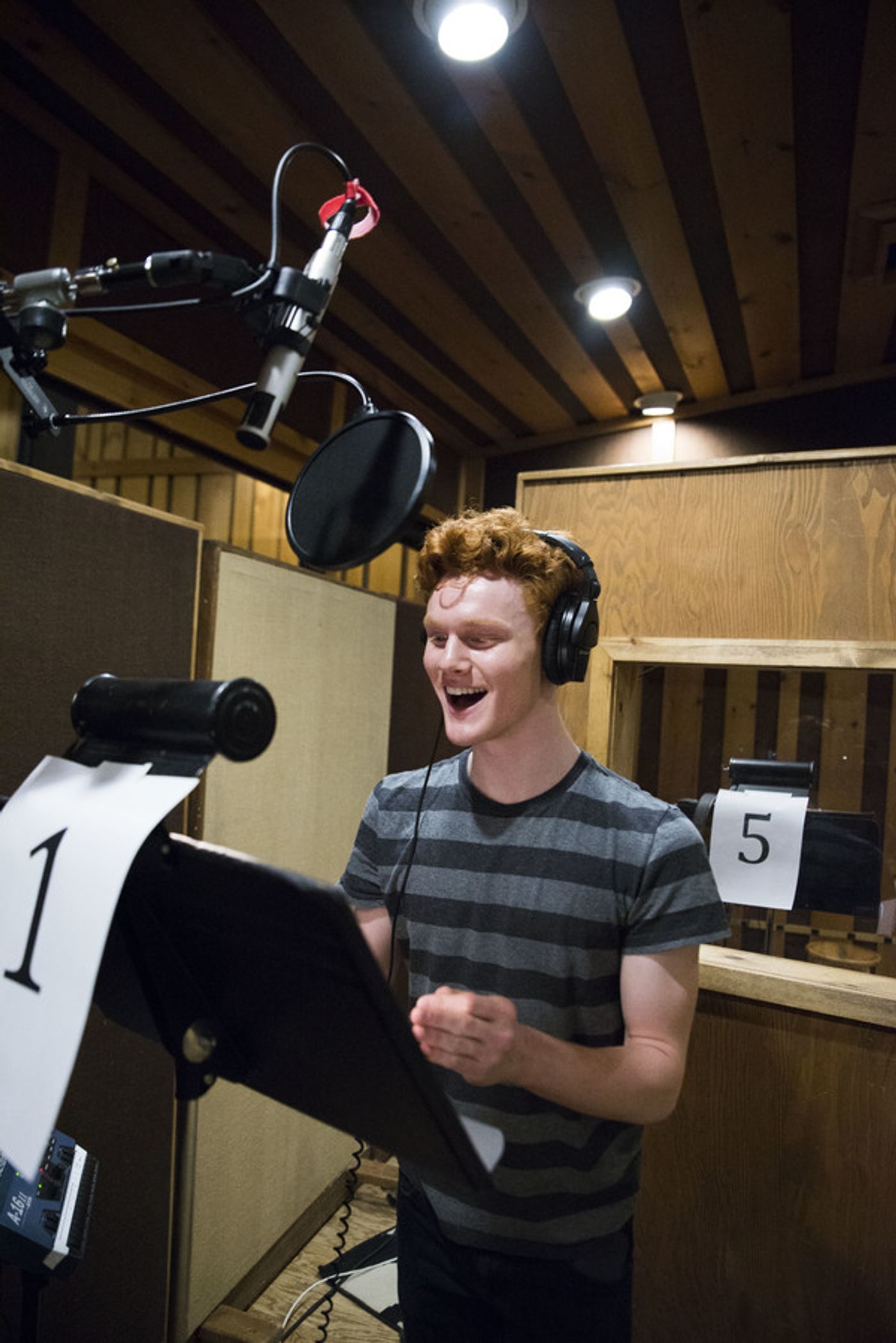 Photo Flash: In the Recording Studio with the Cast of SHE LOVES ME!  Image