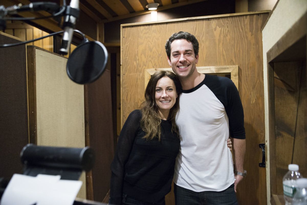 Laura Benanti and Zachary Levi at 