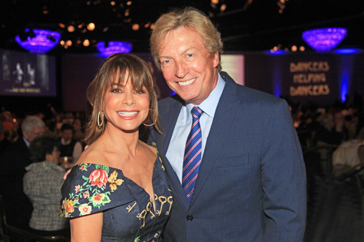Paula Abdul and Nigel Lythgoe at 