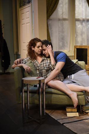 An honest moment between Olivia (Megan Hayes) and Ethan (Michael Shenefelt) @ BroadwayWorld An honest moment between Olivia (Megan Hayes) and Ethan (Michael Shenefelt) Photo