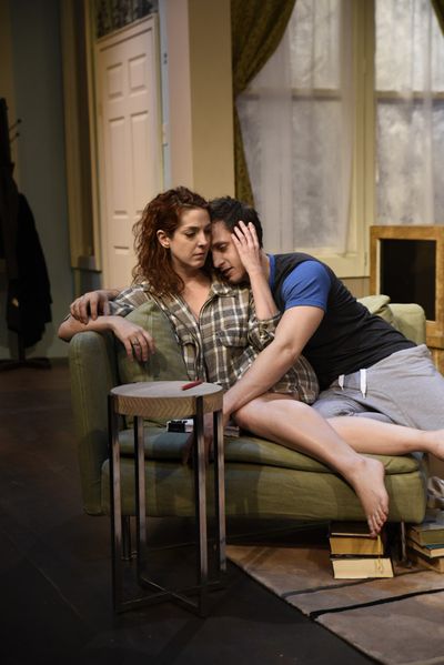 An honest moment between Olivia (Megan Hayes) and Ethan (Michael Shenefelt) Photo