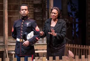 Edgar Sanchez as Cory and Kim Staunton as Rose Photo