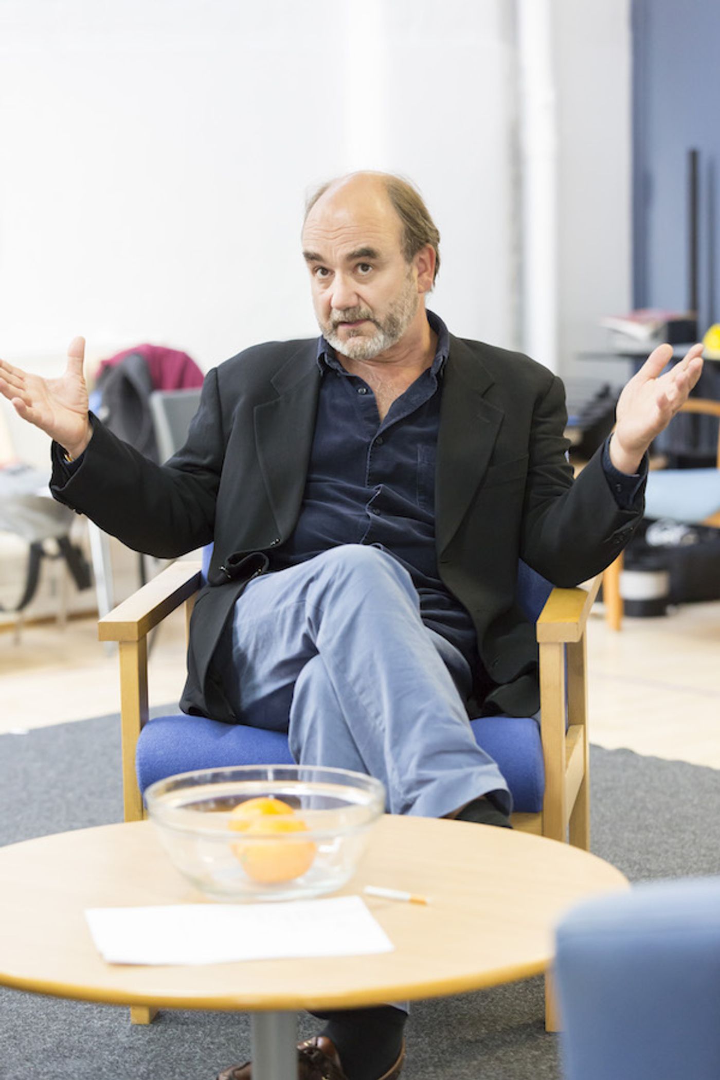 Photo Flash: In Rehearsal for BLUE/ORANGE at the Young Vic  Image
