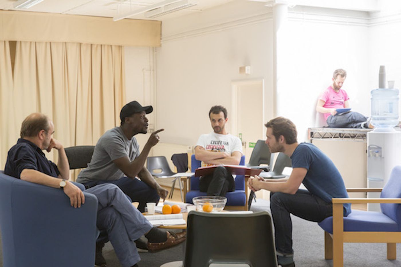 Photo Flash: In Rehearsal for BLUE/ORANGE at the Young Vic  Image