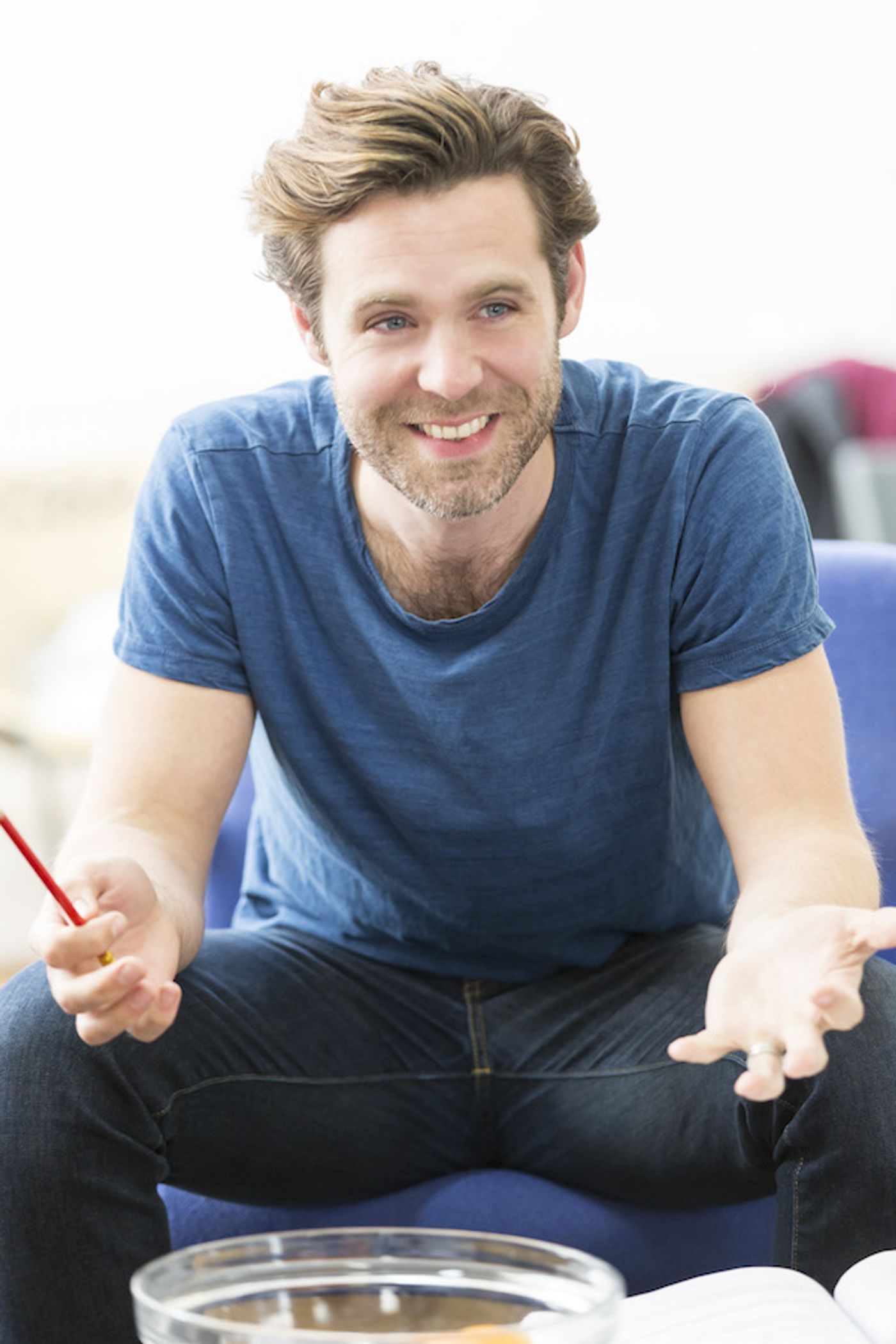 Photo Flash: In Rehearsal for BLUE/ORANGE at the Young Vic  Image
