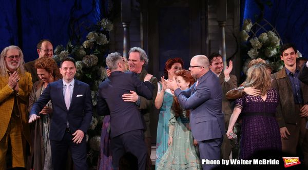 Creative team: Tim Federle, Chris Miller, Nathan Tysen, Claudia Shear with the cast  Photo