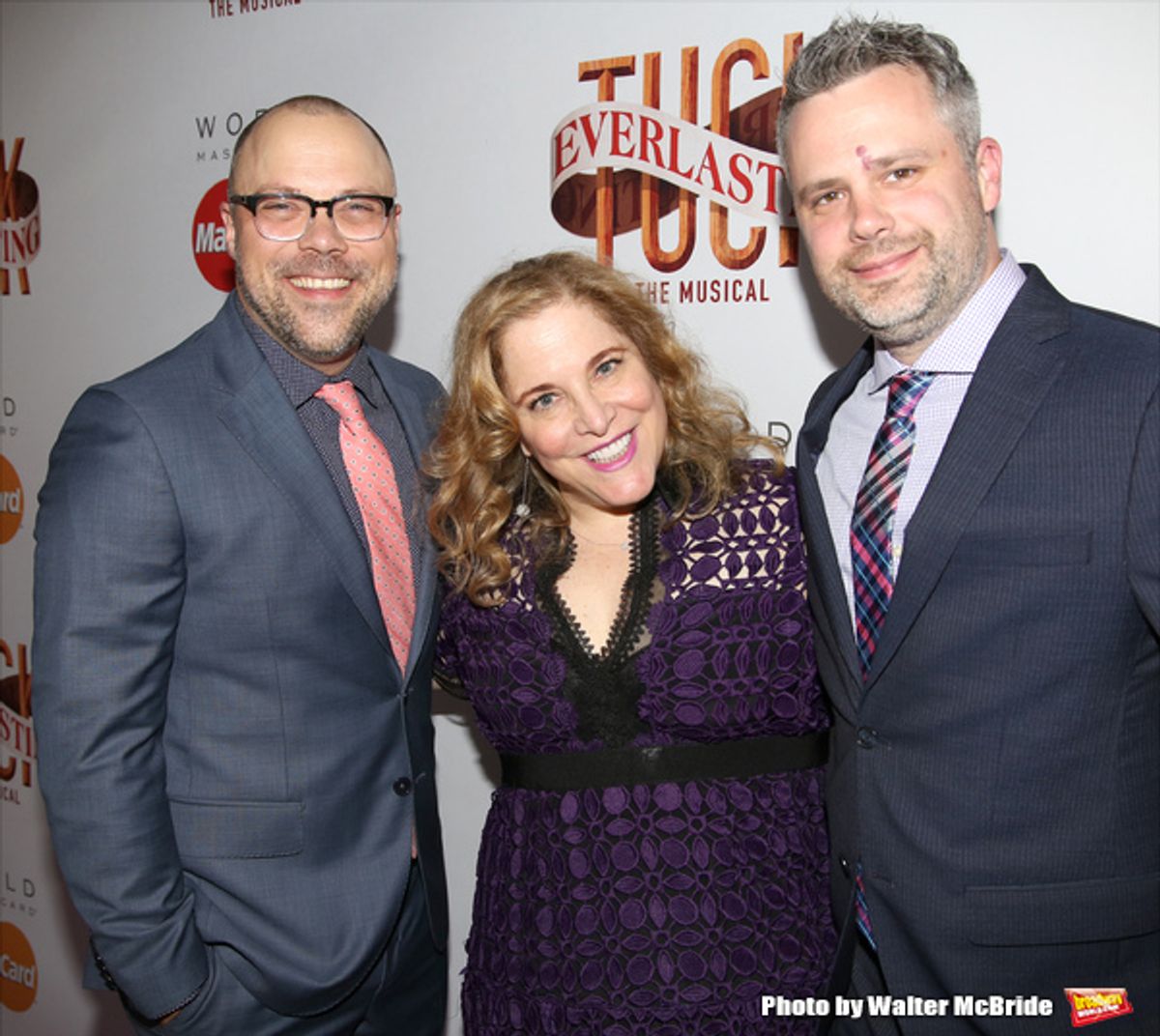 Nathan Tysen, Claudia Shear and Chris Miller at 