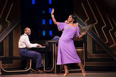 Brandon Victor Dixon and Audra McDonald Photo