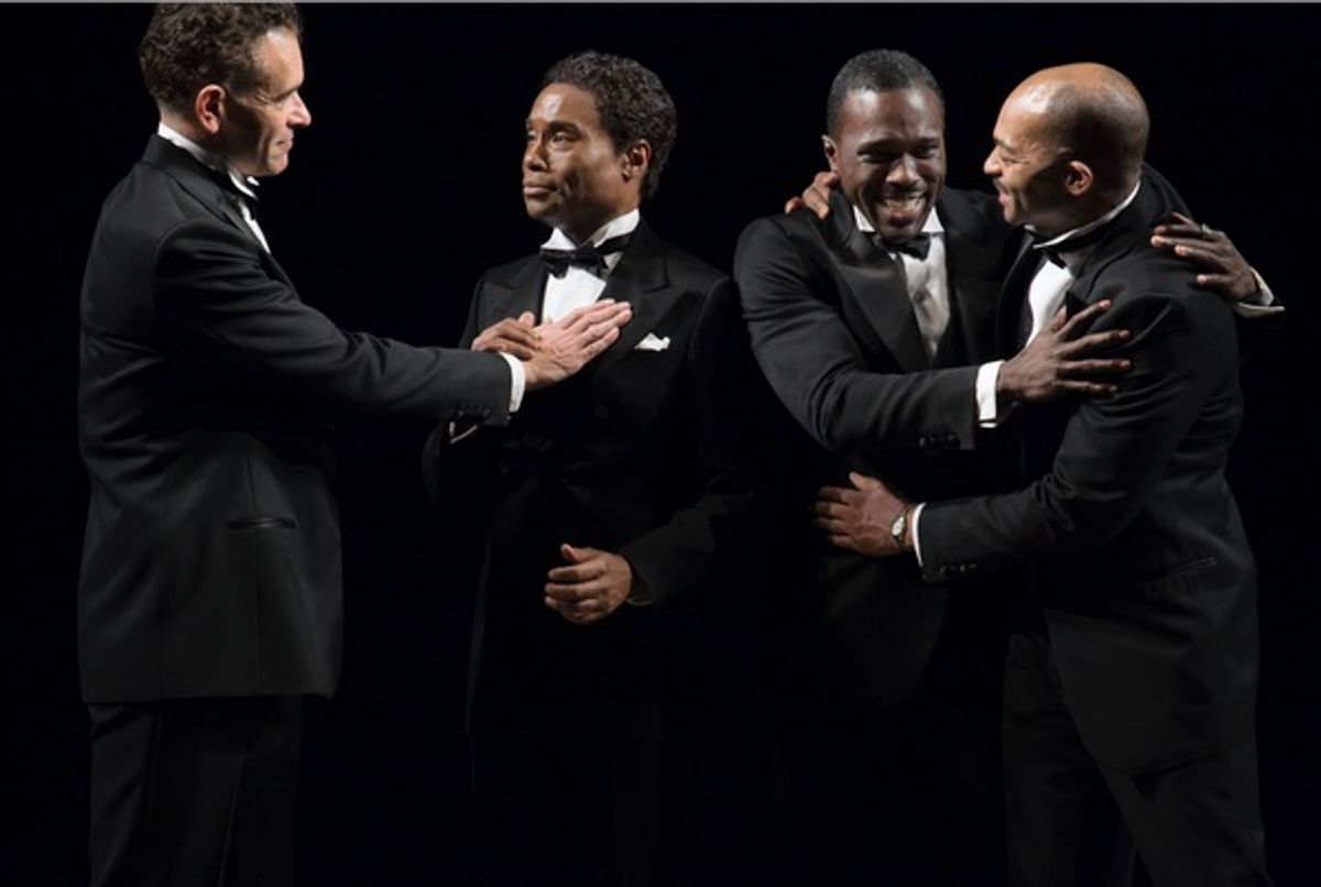 Brian Stokes Mitchell, Billy Porter, Joshua Henry and Brandon Victor Dixon at 