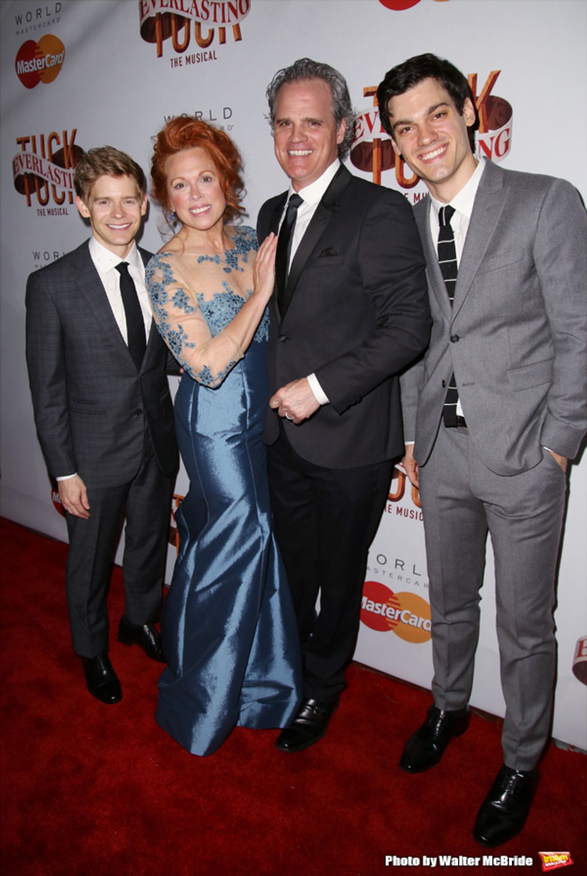 Andrew Keenan-Bolger, Carolee Carmello, Michael Park and Robert Lenzi  at 