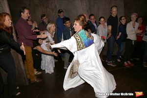 Lisa Gajda with cast @ BroadwayWorld Lisa Gajda with cast Photo