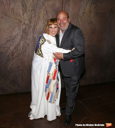 Lisa Gajda and Casey Nicholaw  Photo