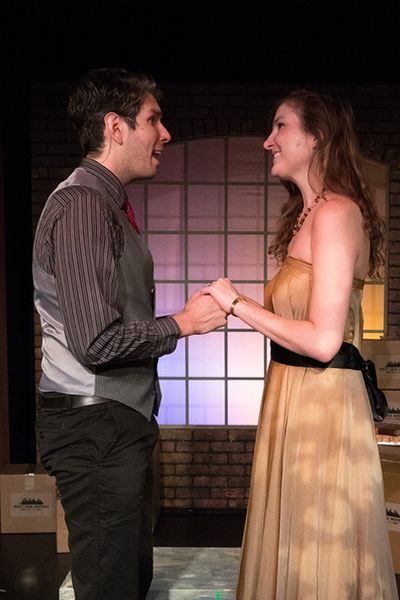 Jonathan Hansard as Jamie and Tinley Ireland as Cathy Photo