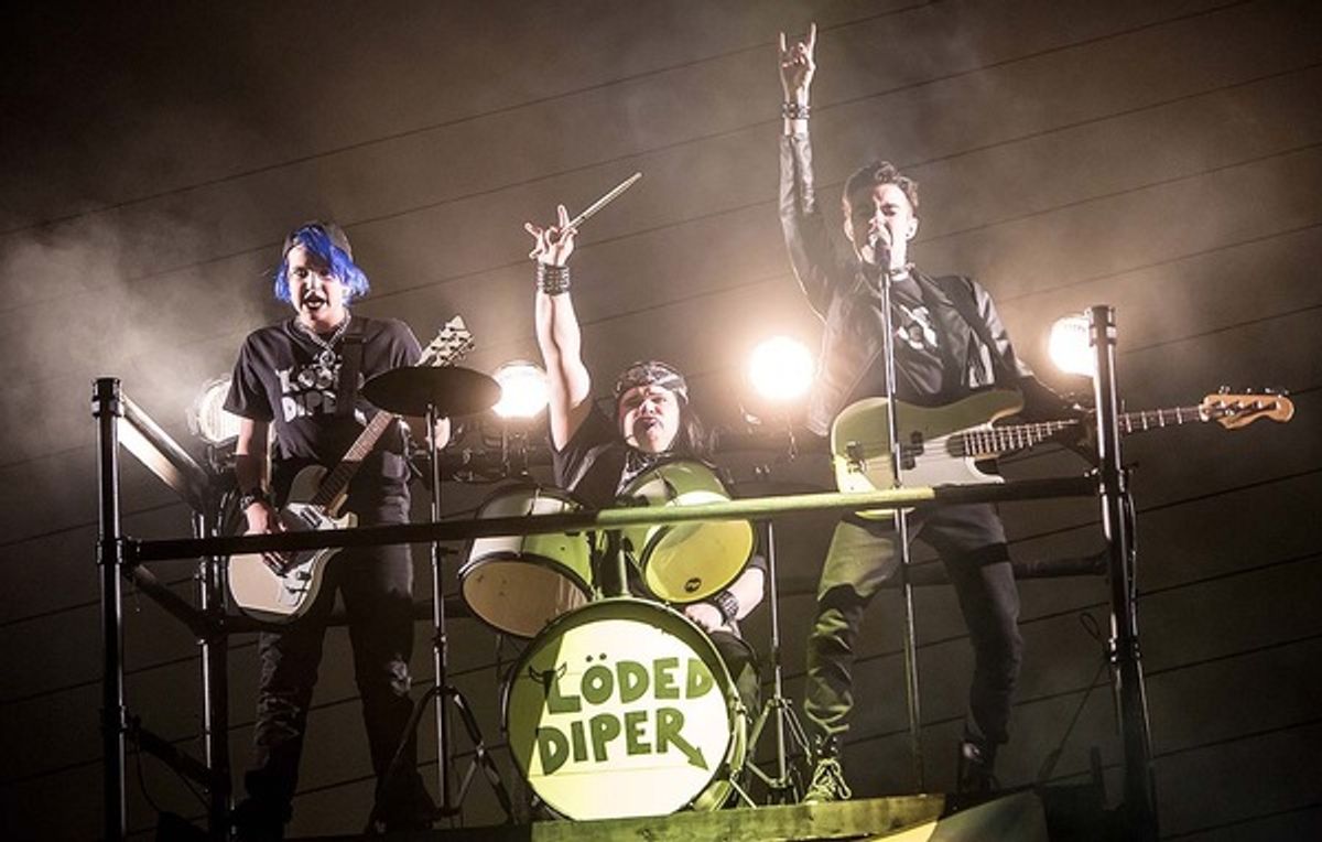 Jonah Harrison, Reed Sigmund and Brandon Brooks at 