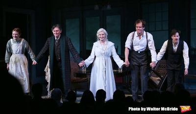 Colby Minifie, Gabriel Byrne, Jessica Lange, Michael Shannon and John Gallagher Jr.   Photo