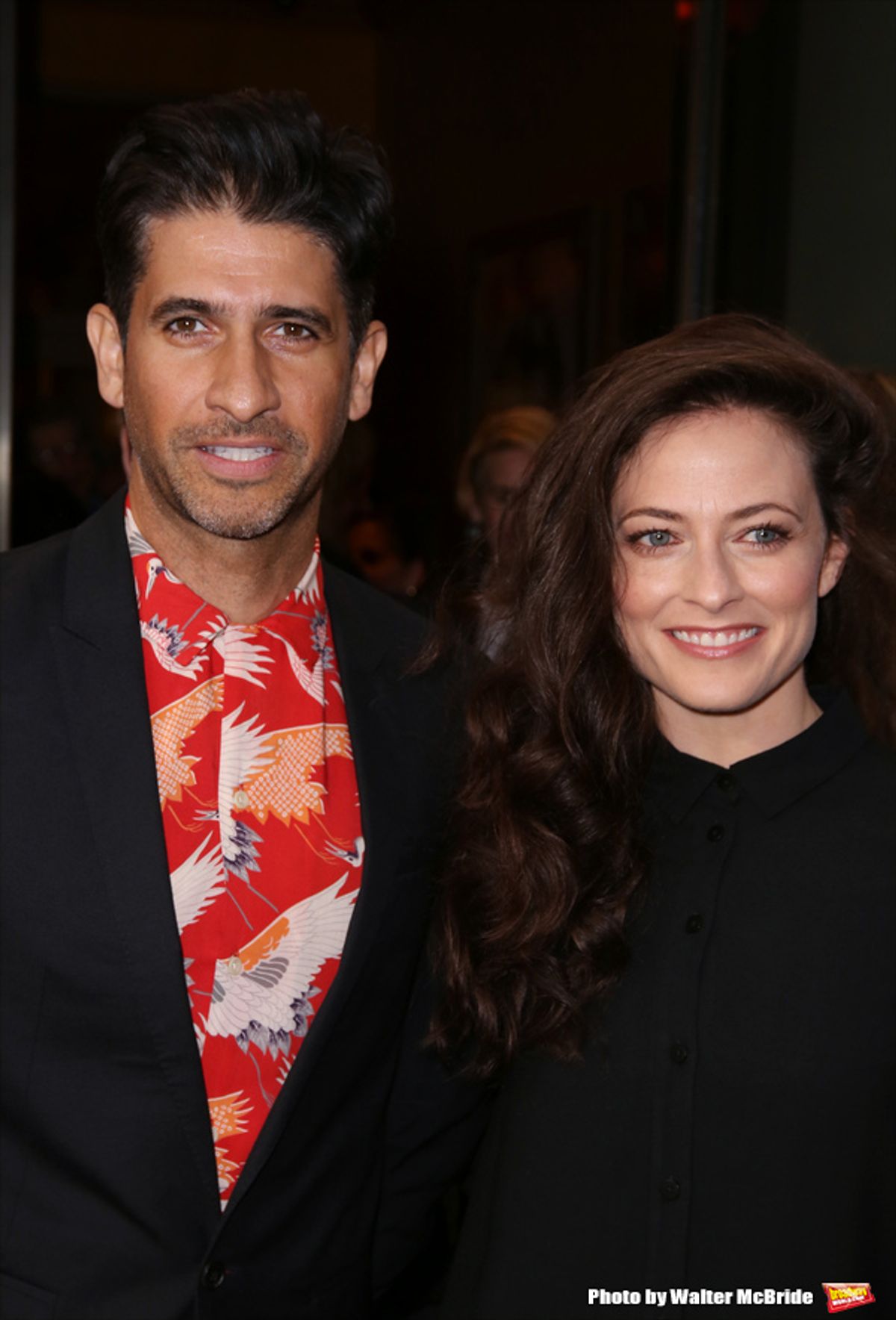 Raza Jaffrey and Lara Pulver  at 