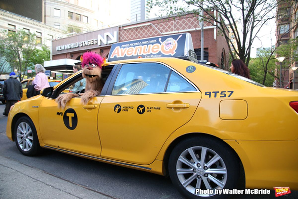  Trekkie Monster drives a New York City 'Avenue Q'  at 