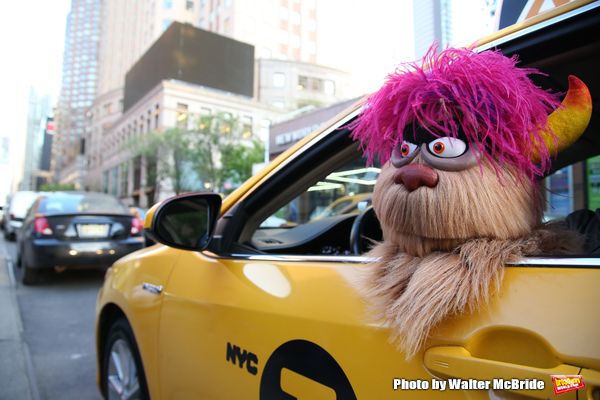   Trekkie Monster drives a New York City  Trekkie Monster drives a New York City 'Ave Photo