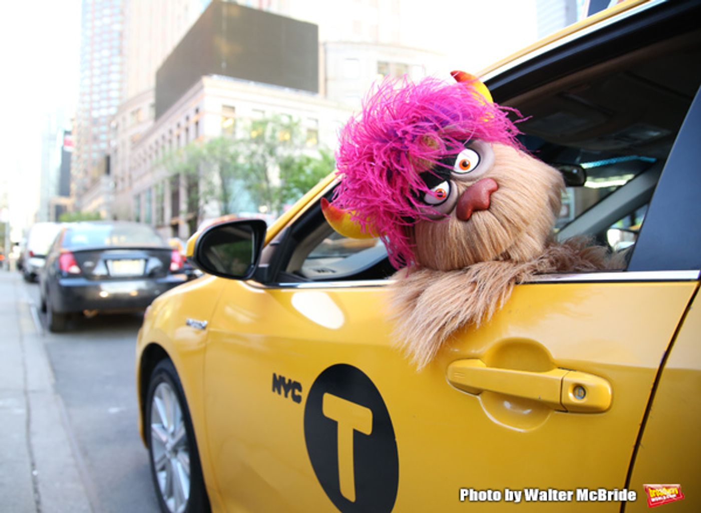 Photo Coverage: Trekkie Monster Debuts the New AVENUE Q Taxi!  Image