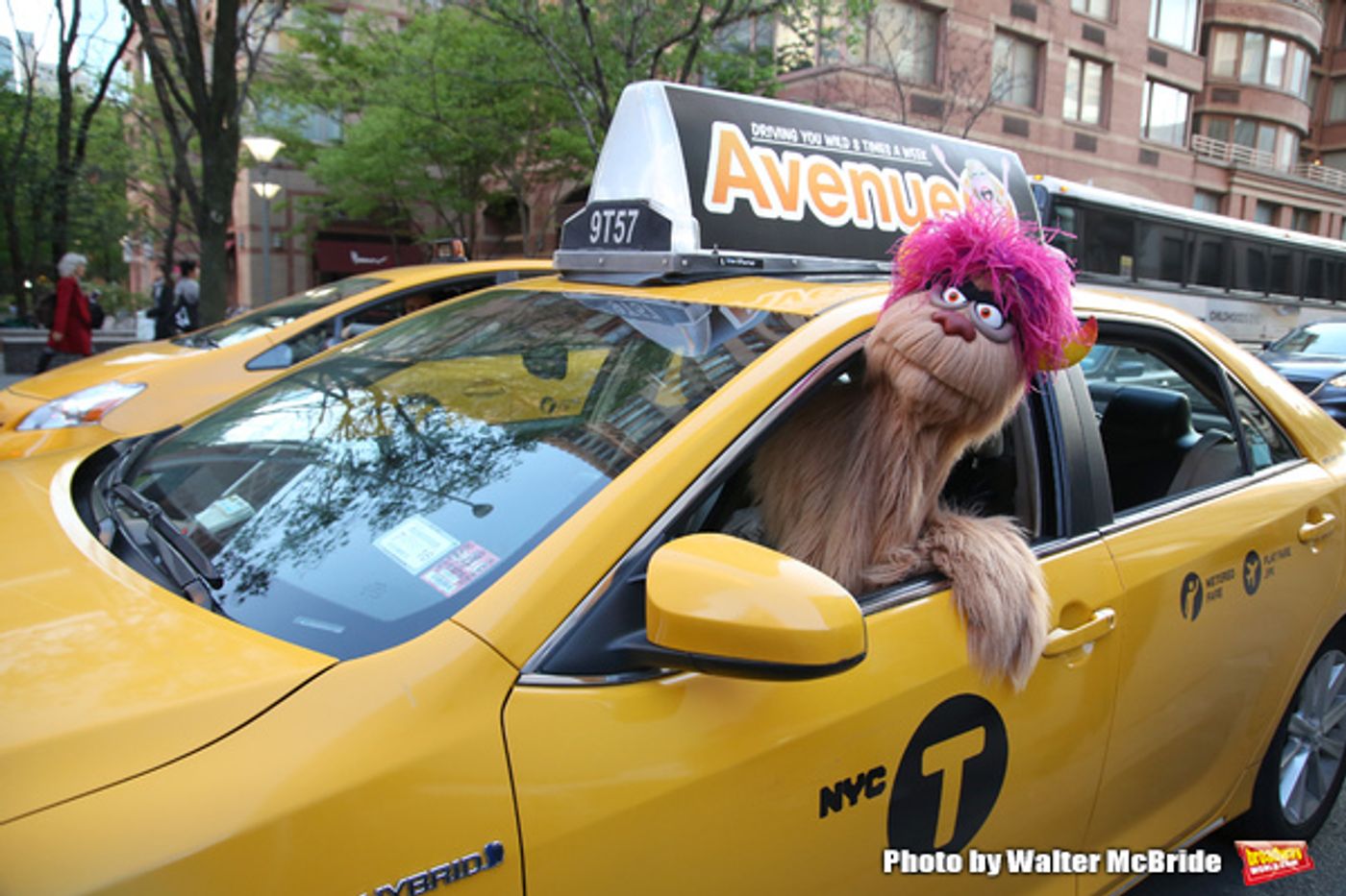 Photo Coverage: Trekkie Monster Debuts the New AVENUE Q Taxi!  Image