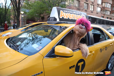   Trekkie Monster drives a New York City 'Avenue Q'  Photo