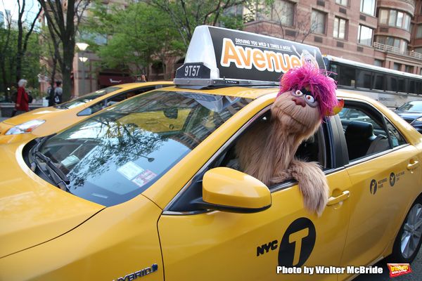   Trekkie Monster drives a New York City 'Avenue Q'  Photo