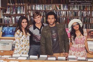 Ashley Argota, Corbin Bleu, Garrett Clayton, Chrissie Fit @ BroadwayWorld Ashley Argota, Corbin Bleu, Garrett Clayton, Chrissie Fit Photo