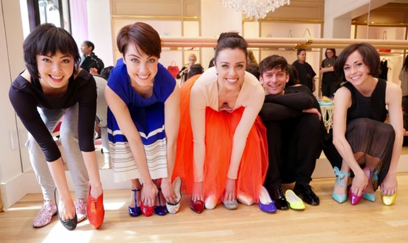 Photo Flash: AN AMERICAN IN PARIS Stars Help Launch Repetto Boutique in SoHo  Image