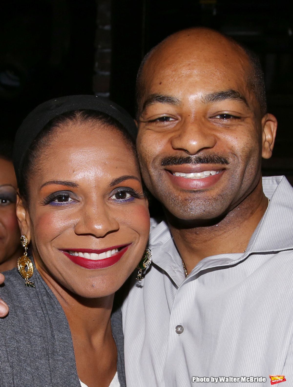 Audra McDonald and Brandon Victor Dixon at 